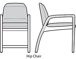 HAWORTH Health Environments Atwell Hip Chair SOL