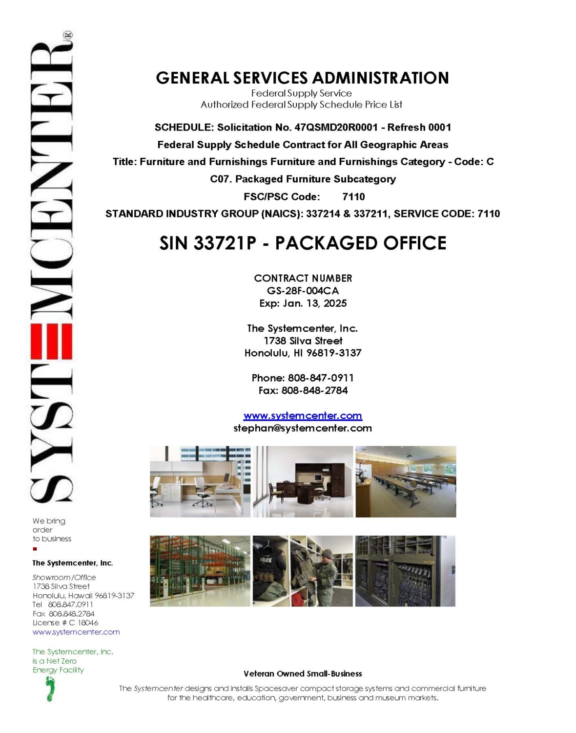 SYSTEMCENTER Government Furniture and Storage Systems