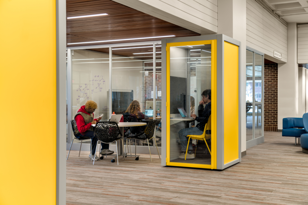 Private Phone Booth and Pods for College/University Campus and Library