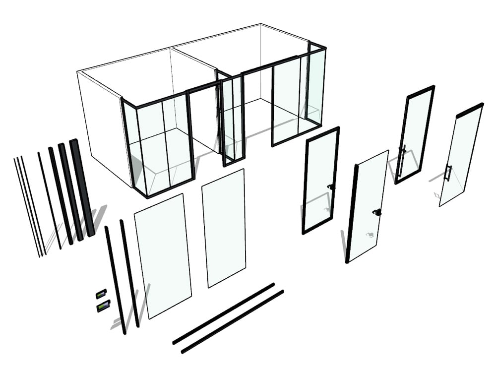 Haworth 4Space Fronts Modular Wall Parts